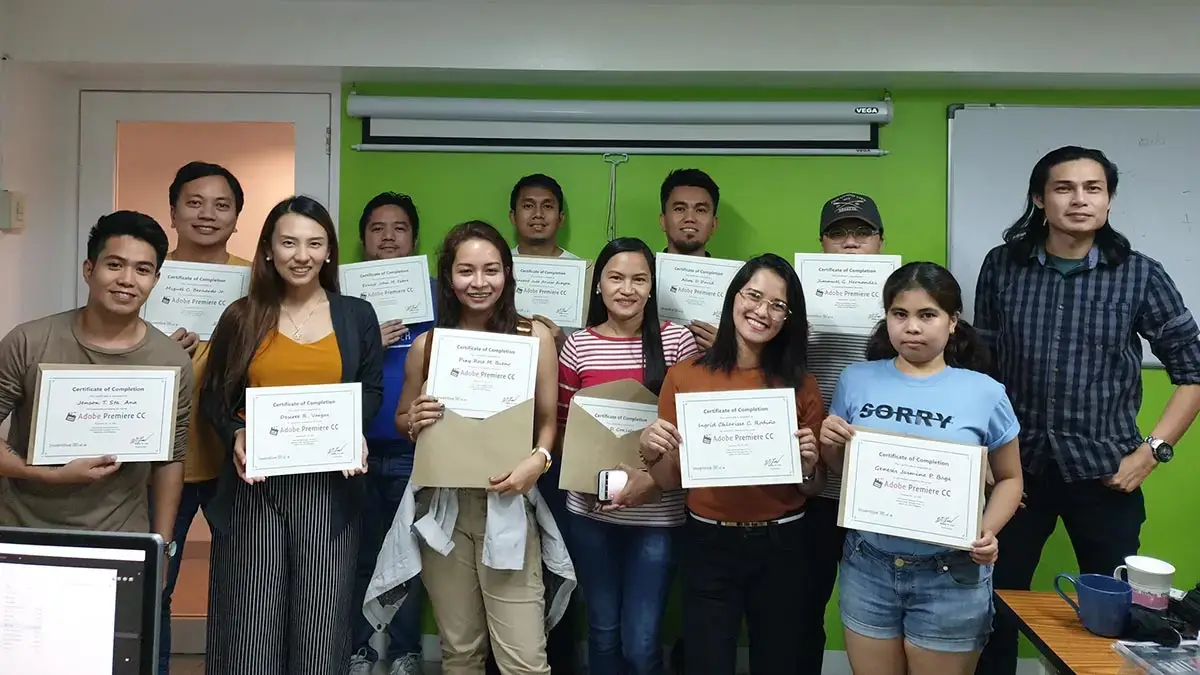 adobe premiere pro video editing course training philippines