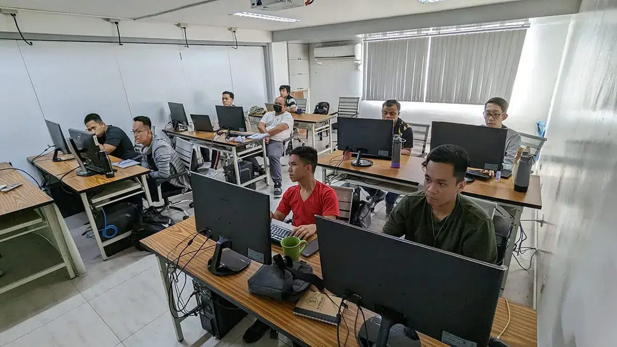 Python Training Philippines classroom with students photo