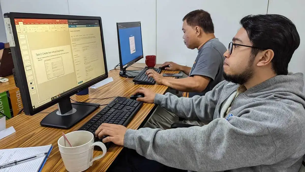 Microsoft Azure Cloud Services Training Philippines Lab Photo