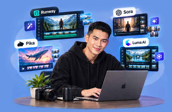 AI video editing course training in the Philippines Manila featuring Runway, Sora, Pika and Luma AI